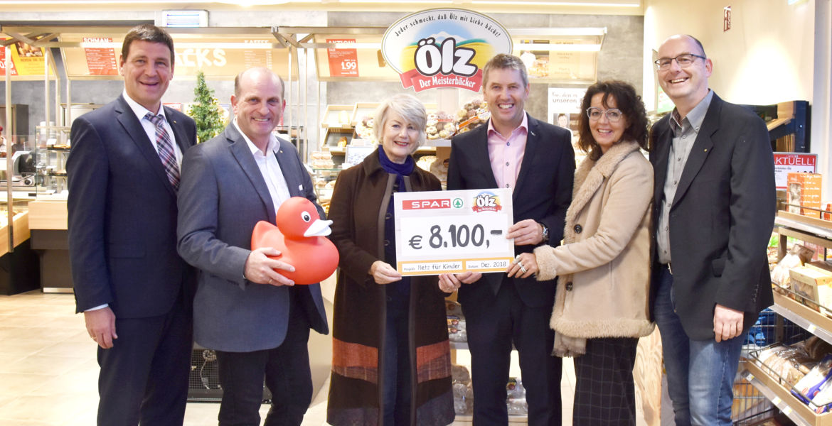 SPAR-Ölz für Netz für Kinder