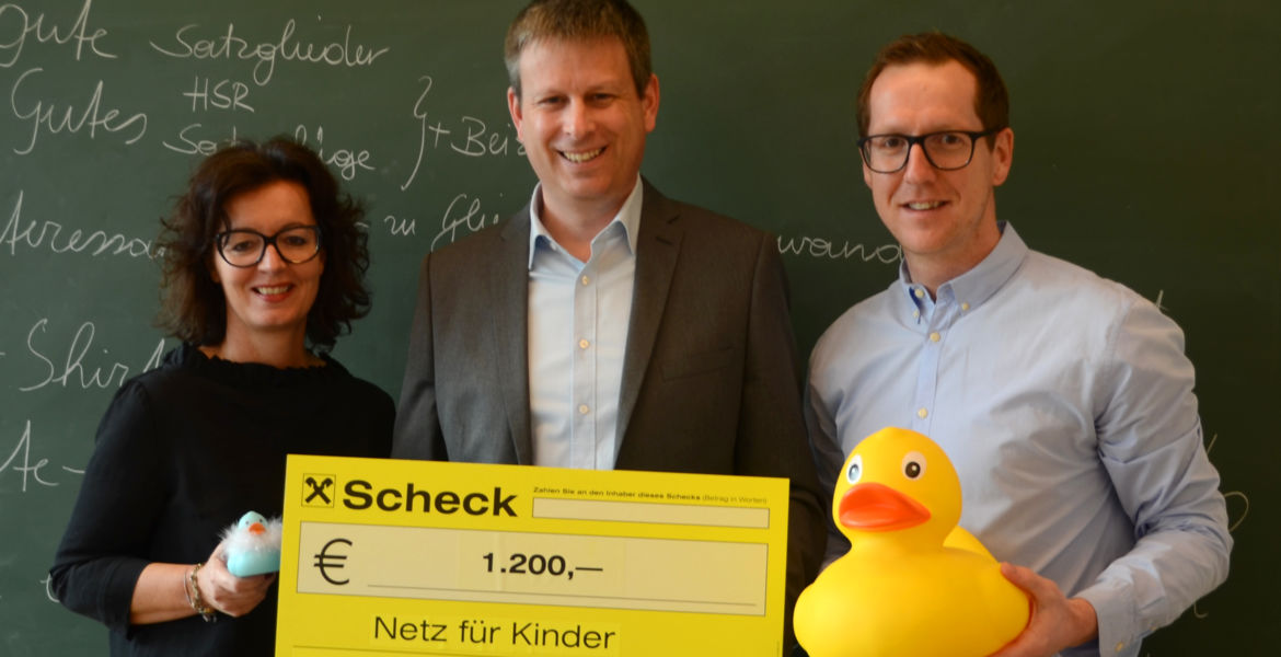 Scheckübergabe Collegium Mehrerau