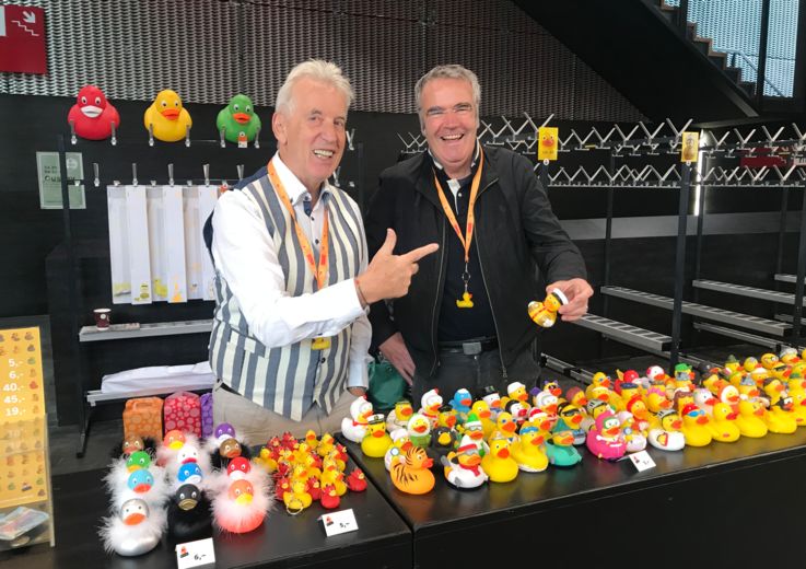 Hubert Löffler und Johannes Schmidle vom Netz für Kinder