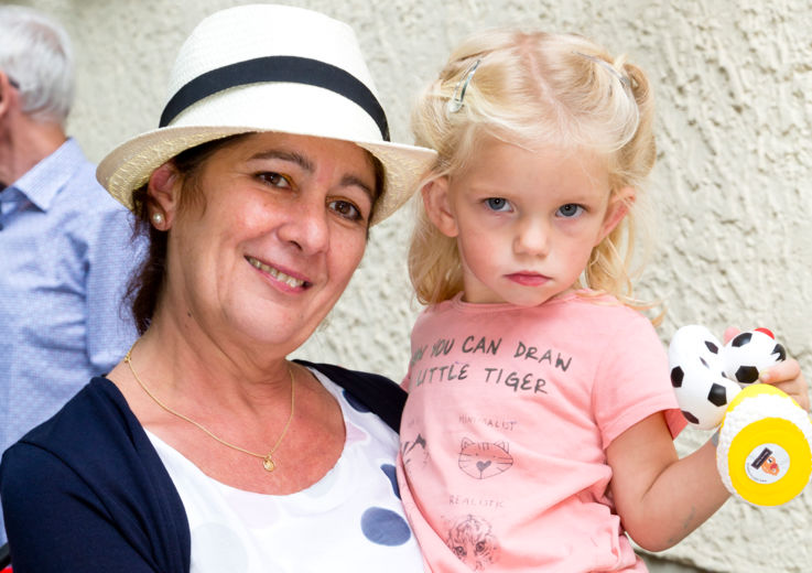 Frau mit Kind
